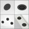 Milano Breeze - Whirlpool Double Ended Spa Bath - 1700mm x 800mm - Black