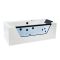 Milano Breeze - Whirlpool Double Ended Spa Bath - 1700mm x 800mm - Black