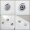 Milano Breeze - Whirlpool Double Ended Spa Bath - 1700mm x 800mm - Chrome