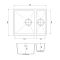 Harlyn Sennen - 1.5 Bowl Granite Kitchen Sink - Choice of Finish