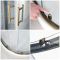 Milano Monet - 900mm Antique Brass Quadrant Shower Enclosure
