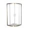 Milano Monet - 900mm Antique Brass Quadrant Shower Enclosure with Tray