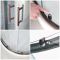 Milano Eris - 900mm Copper Quadrant Shower Enclosure