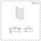 Milano Monet - Antique Brass Sliding Shower Door - Choice of Sizes and Side Panel