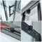 Milano Barq - Black Grid Sliding Shower Door - Choice of Sizes and Side Panel