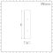 Milano Eris - Copper 300mm Hinged Wet Room Return Screen