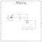 Milano Elizabeth - Chrome 150mm Traditional Apron Shower Head and Wall Arm