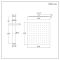 Milano Arvo - Modern Square 400mm Slim Shower Head with Ceiling Mounted Arm - Chrome