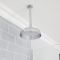 Milano Elizabeth - Chrome and White Traditional Thermostatic Shower with Diverter, Ceiling Mounted Shower Head, Hand Shower and Body Jets (3 Outlet)