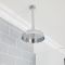 Milano Elizabeth - Chrome and White Traditional Thermostatic Shower with Diverter, Ceiling Mounted Shower Head, Hand Shower and Body Jets (3 Outlet)