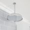 Milano Elizabeth - Chrome and White Traditional Thermostatic Shower with Diverter, Ceiling Mounted Shower Head, Riser Rail and Body Jets (3 Outlet)