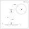 Milano Nero - 300mm Round Shower Head and Ceiling Arm - Black