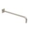 Milano Hunston - 200mm Square Shower Head with Wall Arm - Brushed Nickel