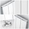 Milano Skye - Aluminium White Horizontal Designer Radiator - 600mm x 945mm