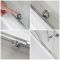 Milano Portland - Sliding Shower Door with Tray - Choice of Sizes