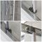 Milano Portland - Sliding Shower Door with Tray - Choice of Sizes