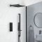 Milano Preto - Black Thermostatic Shower System - Choice of Outlets
