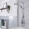 Milano Elizabeth - Traditional Exposed Thermostatic Shower with Grand Rigid Riser Rail - Choice of Bath Spout and Finish