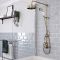 Milano Elizabeth - Traditional Triple Exposed Thermostatic Shower with Grand Rigid Riser Rail - Choice of Bath Spout and Finish