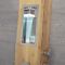 Milano Karr - Modern Exposed Shower Tower Panel with Shelf, Large Shower Head, Hand Shower and Body Jets - Bamboo