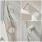 Milano Barton - Modern Shower Tower Panel with Shower Head, Hand Shower and Body Jets - White
