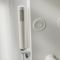 Milano Barton - Modern Shower Tower Panel with Shower Head, Hand Shower and Body Jets - White