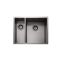 Rangemaster Spectra - 1.5 Bowl Stainless Steel Kitchen Sink - 555mm x 440mm - Choice of Finish and Hand