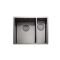 Rangemaster Spectra - 1.5 Bowl Stainless Steel Kitchen Sink - 555mm x 440mm - Choice of Finish and Hand
