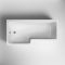 Milano Elswick - Square Shower Bath - Left and Right Hand Options with Choice of Size and Panels