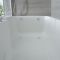 Milano Merso - 1700mm x 850mm Easy Access Walk-In L-Shaped Shower Bath - Choice of Screen and Left / Right Hand Options