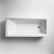 Milano Elswick - 1400mm x 700mm Modern Square Single Ended Standard Bath - Choice of Panels