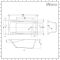 Milano Elswick - 1400mm x 700mm Modern Square Single Ended Standard Bath - Choice of Panels
