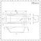 Milano Elswick - 1500mm x 700mm Modern Square Single Ended Standard Bath - Choice of Panels