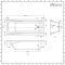 Milano Elswick - 1700mm x 700mm Modern Square Single Ended Standard Bath - Choice of Panels