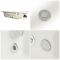 Milano Richmond - Traditional Whirlpool Single Ended Spa Bath with Chrome Screen - Choice of Sizes and Panels