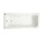 Milano Richmond - Traditional Whirlpool Single Ended Spa Bath with Chrome Screen - Choice of Sizes and Panels