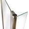 Milano Elswick - Modern L-Shaped Shower Bath with Brushed Copper Bath Screen - Choice of Size, Panels and Left / Right Hand Options