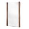 Milano Elswick - Modern L-Shaped Shower Bath with Brushed Copper Bath Screen - Choice of Size, Panels and Left / Right Hand Options