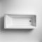 Milano Elswick - Modern Square Single Ended Shower Bath - Choice of Screen, Size and Panels