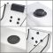 Milano Breeze - Whirlpool Single Ended Spa Bath - 1800mm x 800mm - Black