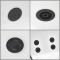 Milano Breeze - Whirlpool Single Ended Spa Bath - 1800mm x 800mm - Black