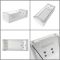 Milano Breeze - Whirlpool Single Ended Spa Bath - 1800mm x 800mm - Chrome