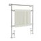 Milano Elizabeth - White and Chrome Traditional Heated Towel Rail - 930mm x 790mm