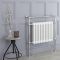 Milano Elizabeth - White and Chrome Traditional Electric Heated Towel Rail - 930mm x 790mm