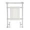 Milano Elizabeth - White and Chrome Traditional Heated Towel Rail - 930mm x 620mm (With Overhanging Rail)