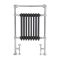 Milano Elizabeth - Anthracite and Chrome Traditional Heated Towel Rail - 930mm x 620mm