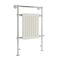 Milano Elizabeth - White and Chrome Traditional Electric Heated Towel Rail - 930mm x 620mm