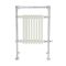Milano Elizabeth - White and Chrome Traditional Electric Heated Towel Rail - 930mm x 620mm