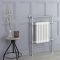 Milano Elizabeth - White and Chrome Traditional Electric Heated Towel Rail - 930mm x 620mm