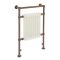 Milano Elizabeth - Brushed Bronze Traditional Heated Towel Rail - 930mm x 620mm